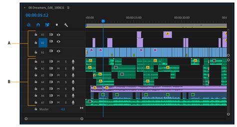 adobe left audio only timeline